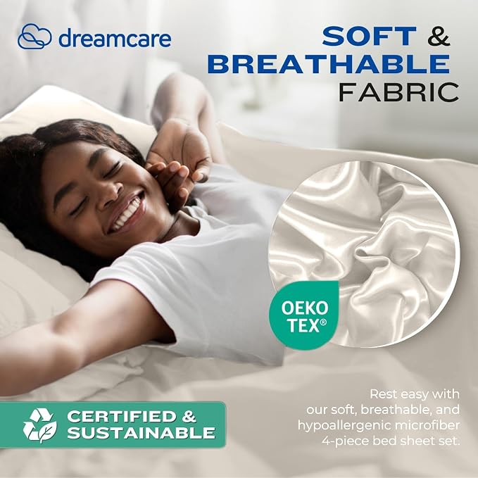 DREAMCARE King Size Sheets Set - Image 6