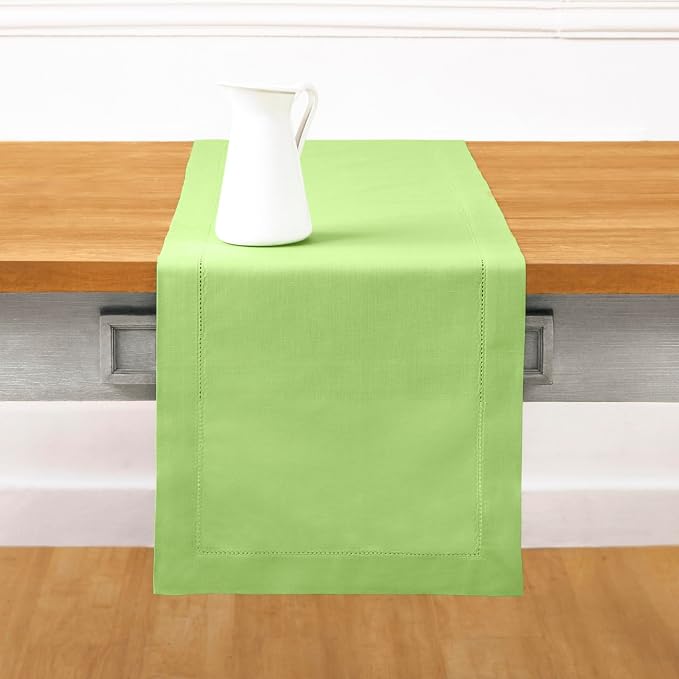 Solino Home Cotton Linen Table Runner 120 Inches Long by SolinoHome