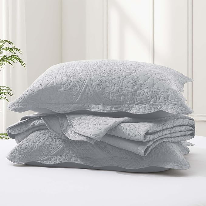 IR Imperial Rooms King Quilt Bedding Set Size + 2 Pillow Shams - Image 8