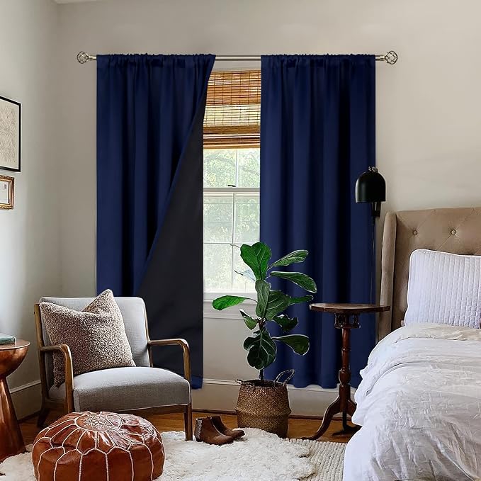 BGment Blackout Curtains for Bedroom 84 Inch Length, Full Room Darkening - Image 2