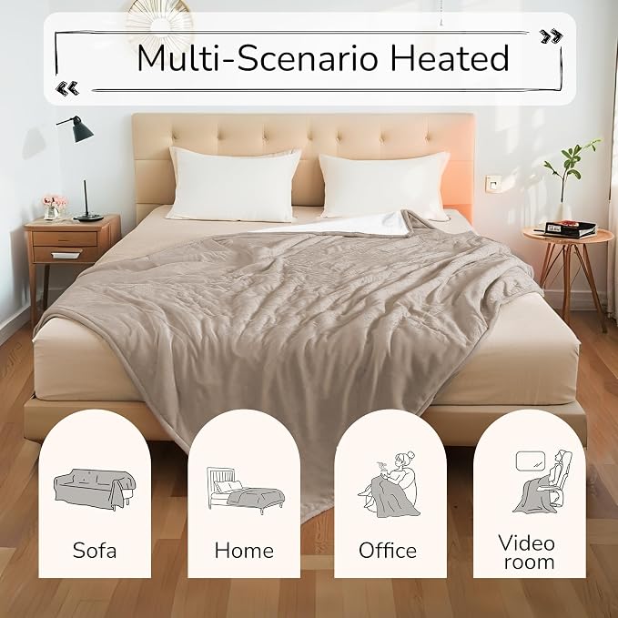 Electric Heated Blanket King Size 90"x100" - Image 6