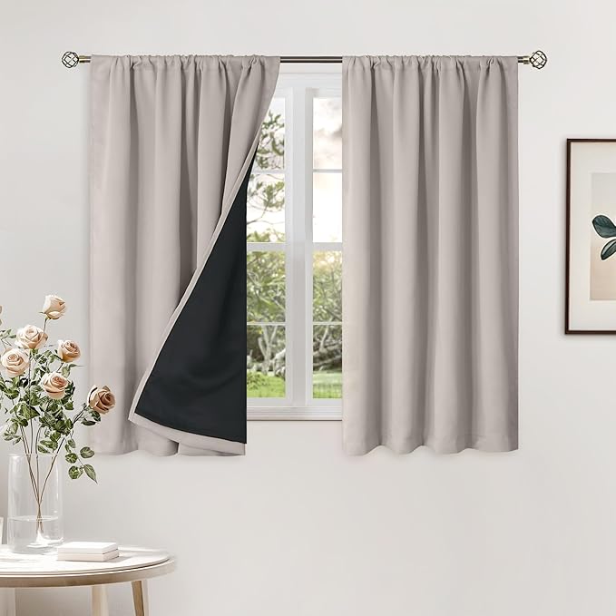 BGment Blackout Curtains for Small Window, Thermal Insulated Full Room by BGment
