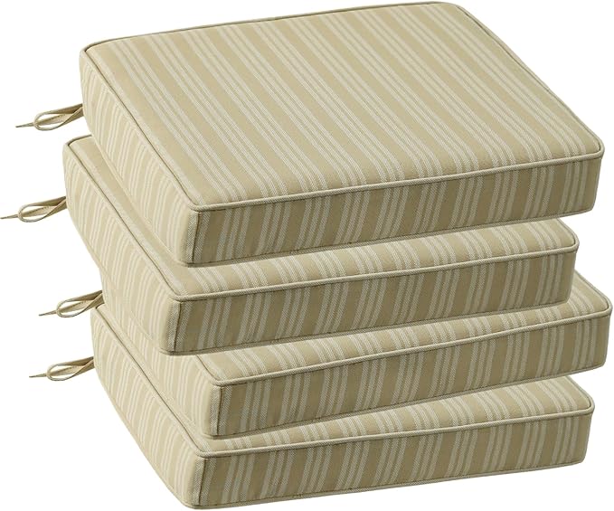 Outdoor Square Corner Seat Cushion, Non Slip Seat Cushion Pads by Supdurplus