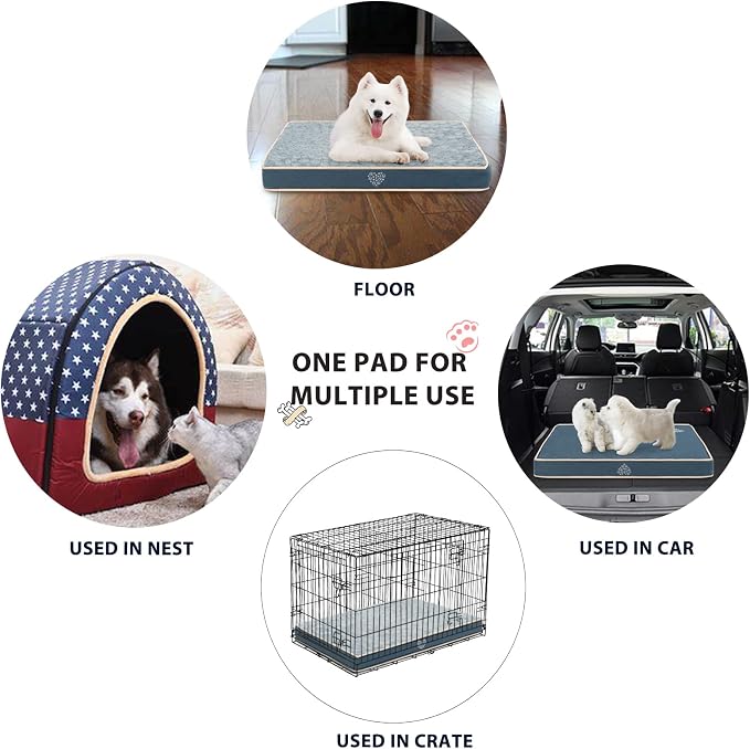 VANKEAN Waterproof Dog Pad Bed Mat Reversible, Removable Washable Cover & - Image 6