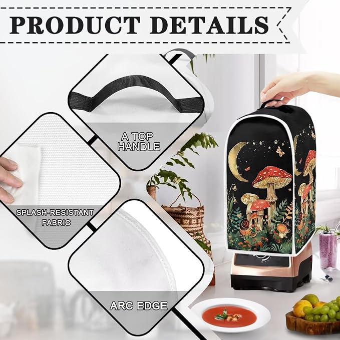 Moon Mushroom Blender Dust Covers - Image 3