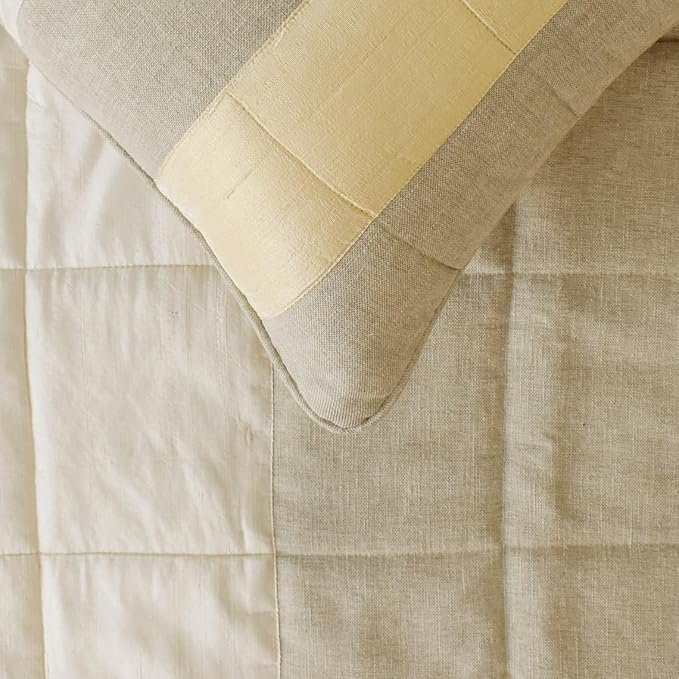 The HomeCentric King/Queen/Twin Beige Decorative Full 68"x18" Bed Runner - Image 4