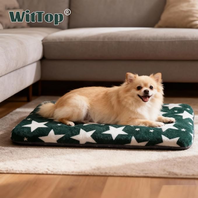 Washable Dog Bed Plush Orthopedic Outdoor Crate Mat - Image 7
