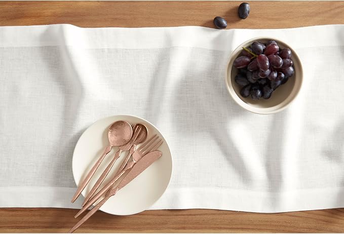Solino Home Linen Table Runner 54 Inches - Image 3