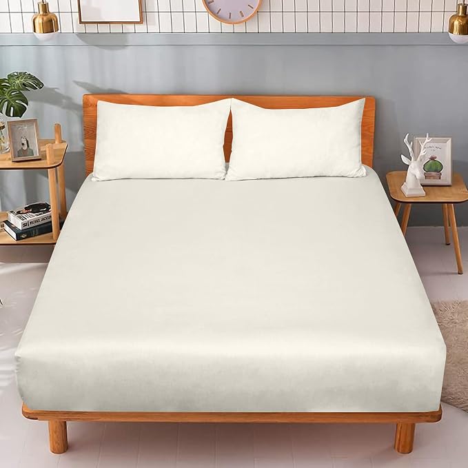 ROYALE LINENS 300 Thread Count 100% Long Staple Combed Cotton Fitted Sheet Twin - Image 9