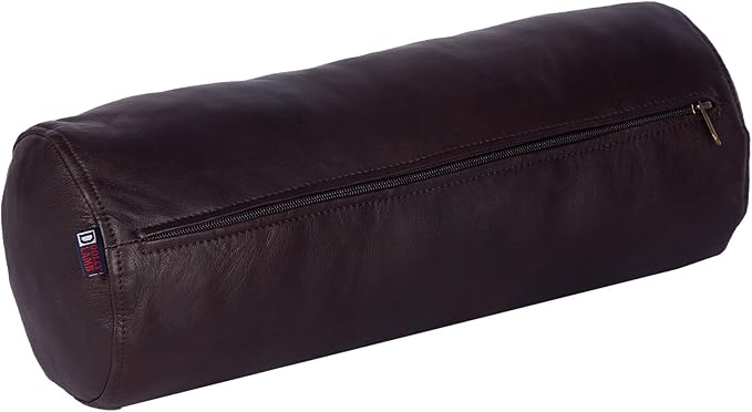 Neck Roll Pillow Cushion Cover, 24x5 Inch Full Moon Round Bolster Pillow Case - Image 3