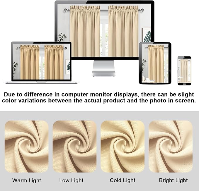 DWCN Insulated Blackout Curtains - Image 2