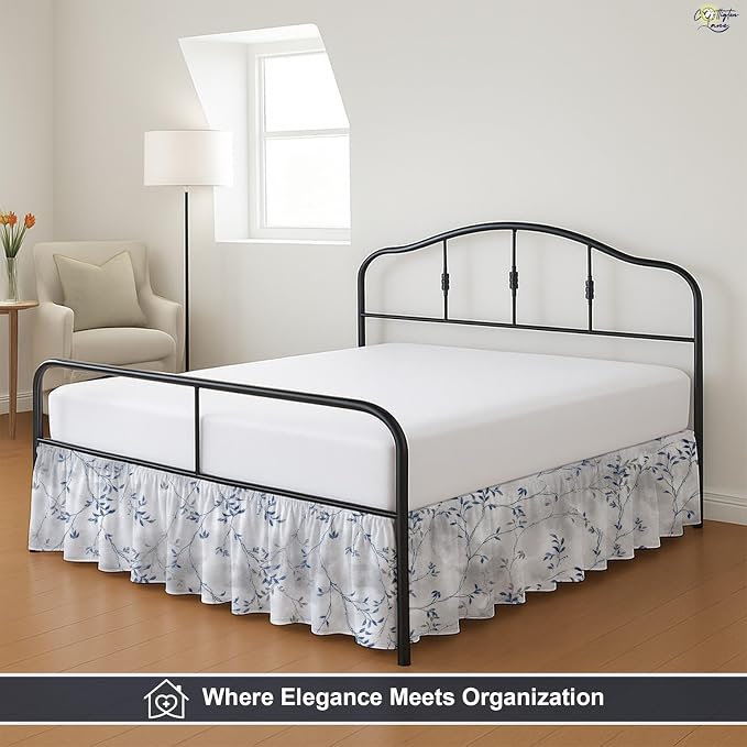 Cottington Lane Ruffled Bed Skirt Full Size - Image 8