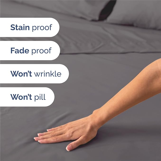 Split King Size 5 Piece Sheet Set - Image 5