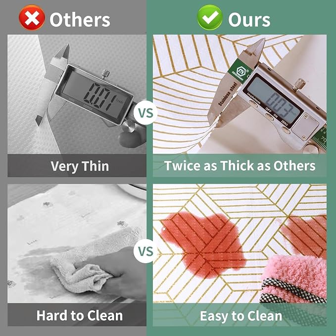 Shelf Liners for Kitchen Cabinets 23.6in x 40FT, Non Adhesive Cabinet Liner - Image 9