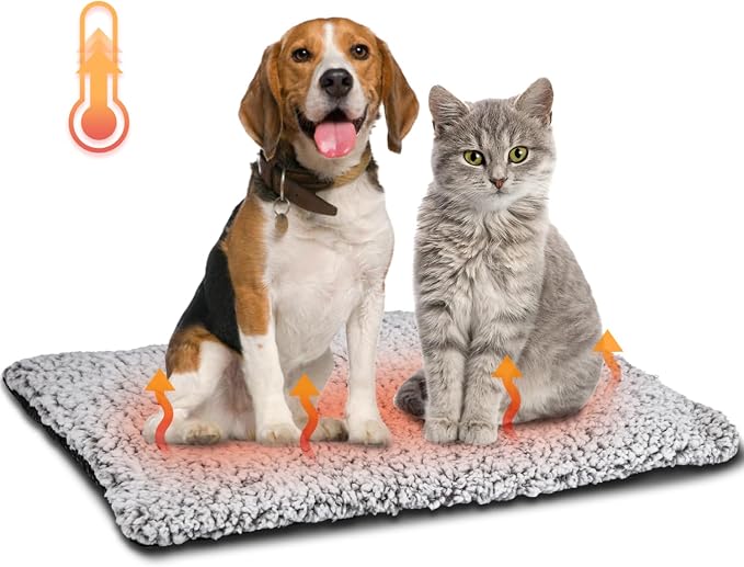 Nobleza Self Heating Cat Bed, Super Soft Thermal Dog Crate Bed Mat - Image 9