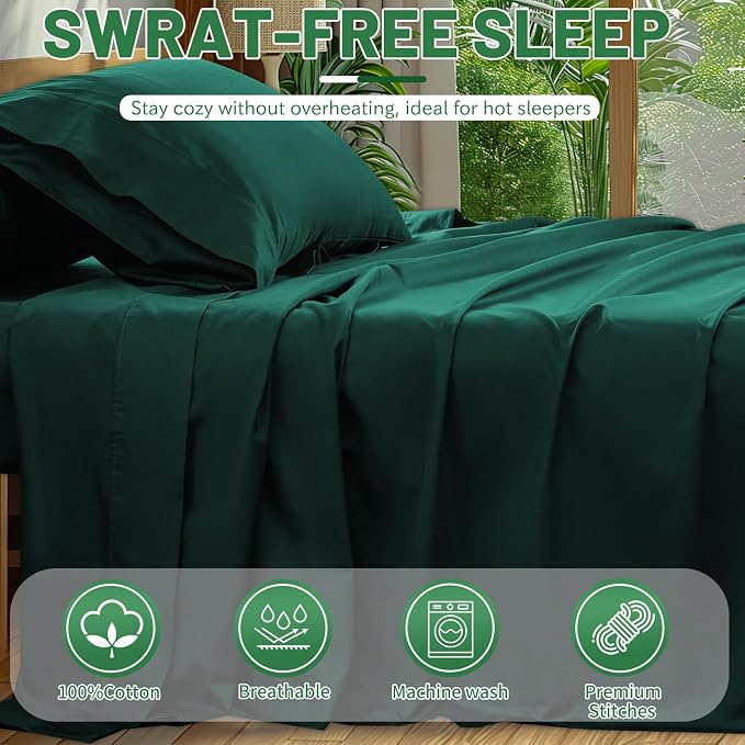 Extra Deep Pocket King Sheets 18-24 Inch 1000 Thread Count 100% Egyptian Cotton - Image 6