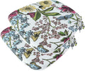 Outdoor Chair Cushions Set of 2, Patio Seat Cushion 17"x16"x2", U-Shaped Dining by FUNHOME