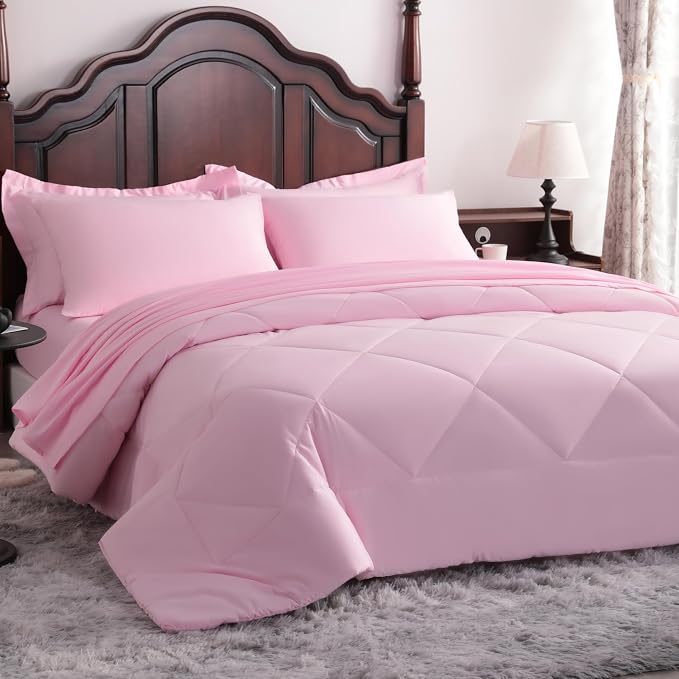 NTBAY King Comforter Set with Sheets, 7 Pieces Soft and Breathable King Bedding - Image 9