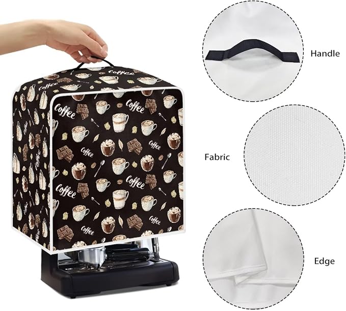 Coffee Maker Cover – Dust Protection Stain Resistant Washable Appliance Cover - Image 5