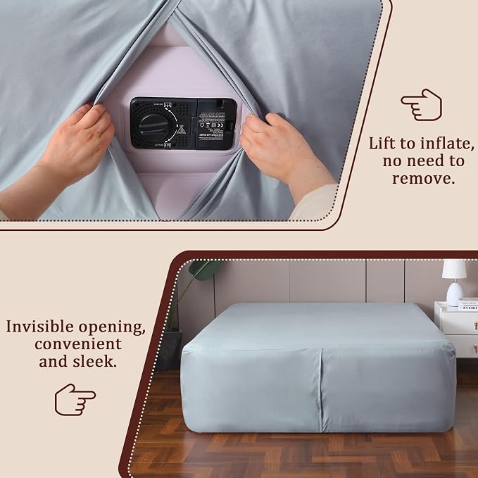 Twin Fitted Sheet for Air Mattress, - Image 3