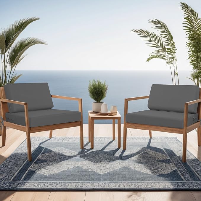 idee-home Outdoor Cushions for Patio Furniture, Outdoor Seat Cushion, - Image 3