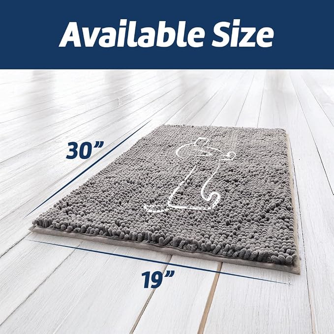 Muddy Mat® Hot Dog Door Embroidery Mat Super Absorbent Microfiber Indoor - Image 2