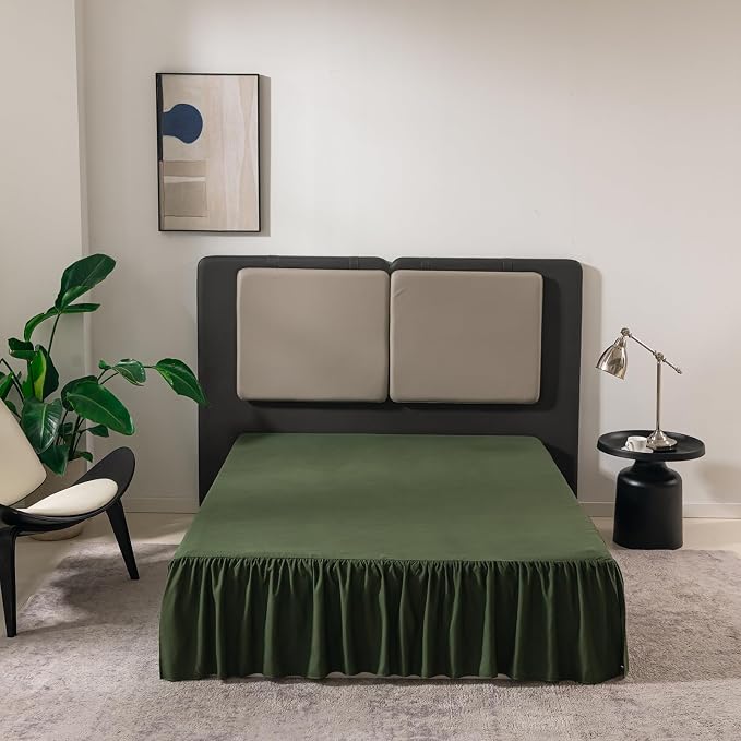 TSUTOMI Bed Skirt Full Size Ruffled Bed Skirt by TSUTOMI