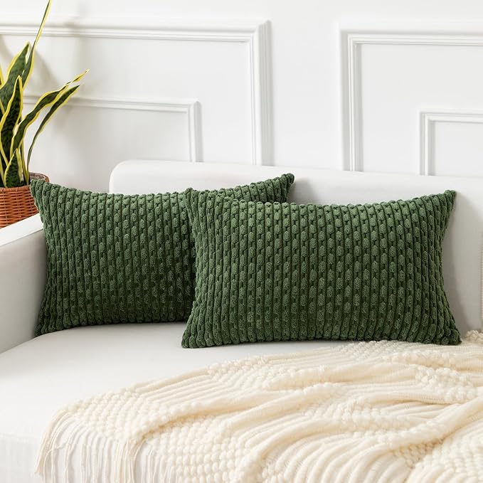 Kevin Textile 12x20 Inch Pillow Cover 1 Pack Boho Decorative Soft Striped - Image 5