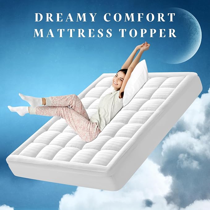 Thick Cotton Mattress Topper King Size - Image 6