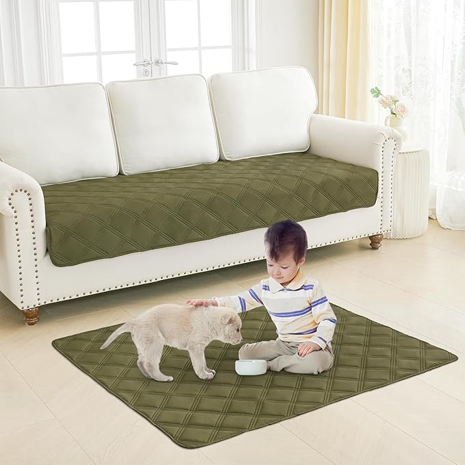 Smiry Waterproof Dog Bed Cover Blanket 52x82, Soft Reversible Pet Blanket - Image 7