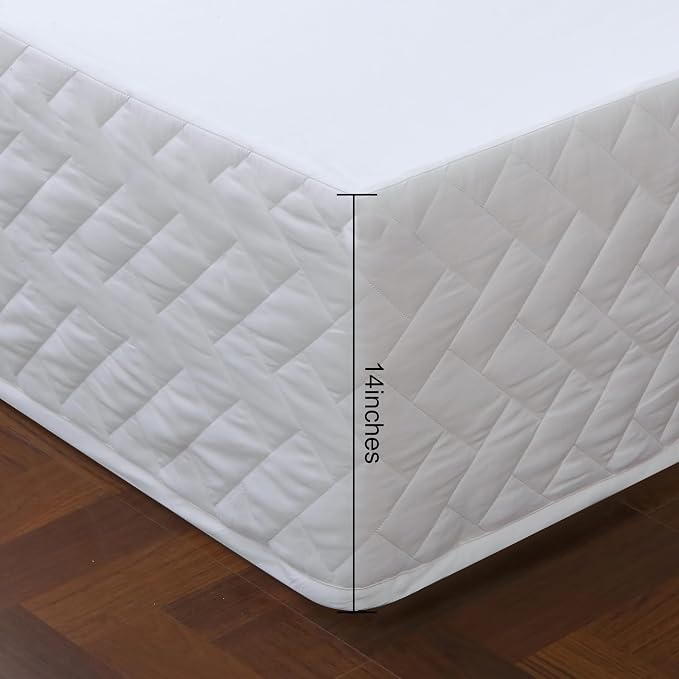 Queen Bed Skirt-Box Spring Cover - Image 3