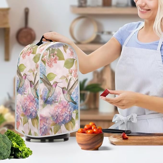 Hummingbird Kitchen Blender Cover Toaster Cover 4 Slice Washable Kitchen - Image 2