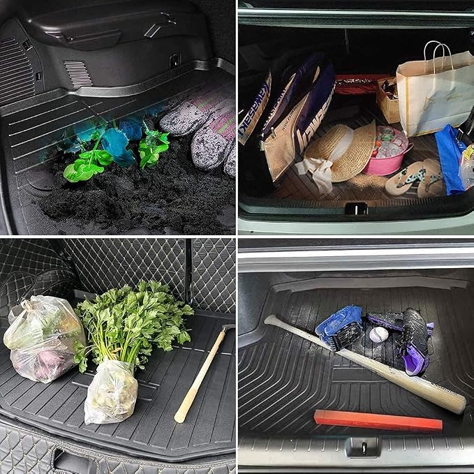 All Weather Rear Cargo Liners Trunk Tray Mats Protector Custom Compatible - Image 7