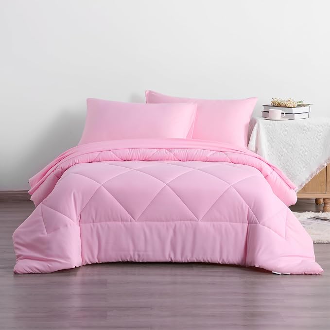 NTBAY Twin Comforter Set with Sheets, 5 Pieces Soft and Breathable Twin Bedding - Image 9