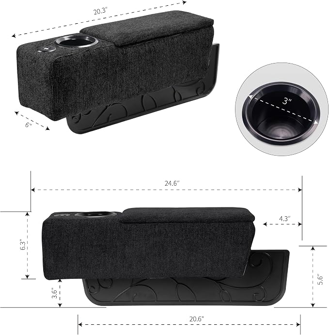 Multifunctional Sofa Armrest, Couch Armrest - Image 3