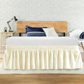 Full Bed Skirt, Elastic Wrap Around Bed Skirt Full Size, Bed Skirts by ANARACHON