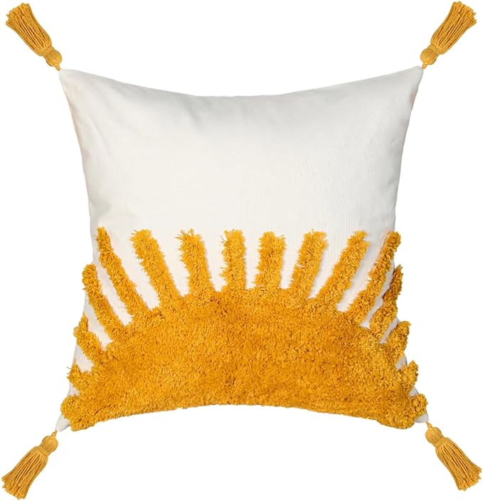 Adabana Boho Throw Pillow Covers 20x20, Decorative Tufted Pillows Cover - Image 6