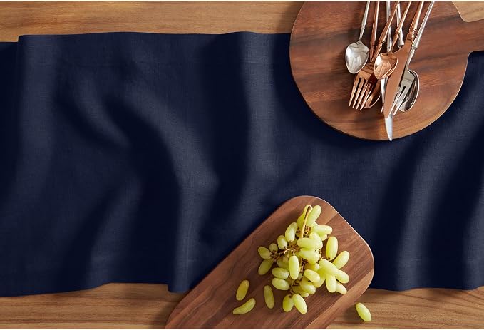 Solino Home Linen Table Runner 72 Inches Long - Image 3