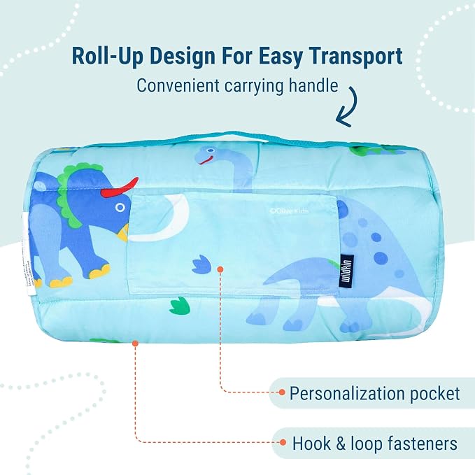 Wildkin Kids Microfiber Nap Mat – Soft Sleep Mat - Image 4
