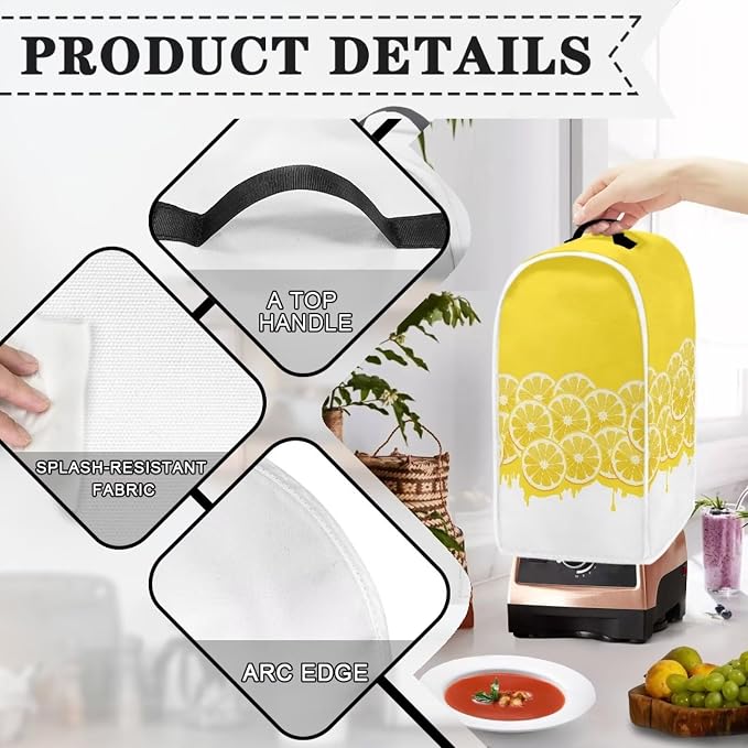 Blender Covers For Kitchen Food Processor Cover Blender Cover Dust Cover Print - Image 4