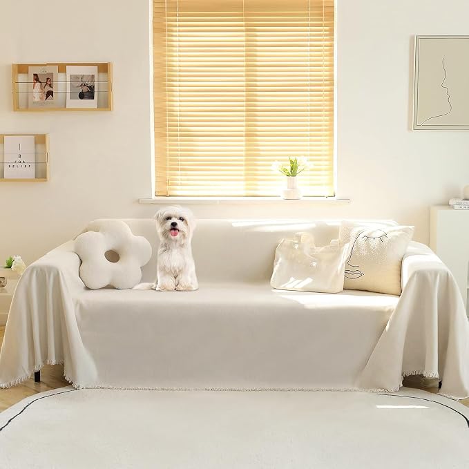 MEETSKY Couch Cover for Dogs, Washable Couch Covers for 3 Cushion Couch Sofa by MEETSKY