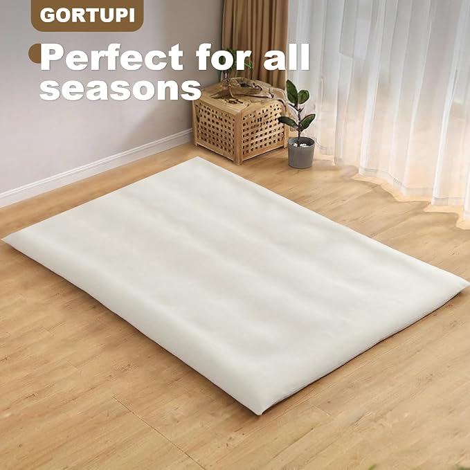 Floor Futon Cover King Size 84" L x 43" W Japanese Floor Futon Mattress - Image 2