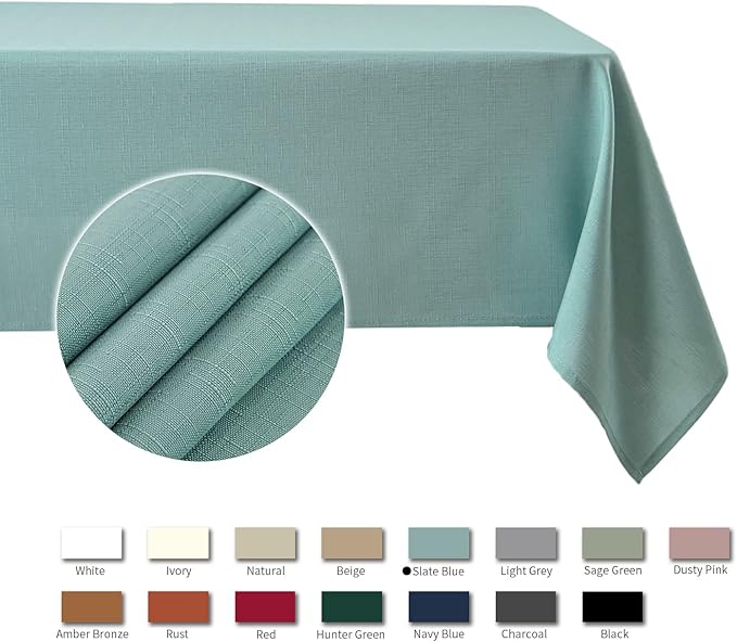 maxmill Tablecloth Stain Resistant Waterproof Wrinkle Resistant Spillproof - Image 4