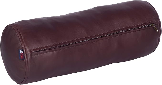 Neck Roll Pillow Cushion Cover, 20x6 Inch Full Moon Round Bolster Pillow Case - Image 2