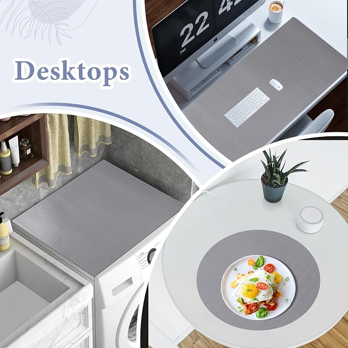 Drawer and Shelf Liner for Kitchen Cabinet: 12 in X 20 Ft Non Slip Waterproof - Image 9