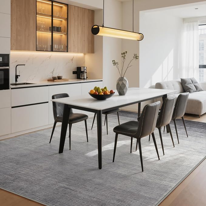 Wonnitar Modern Ombre 5x7 Grey Rugs - Image 7
