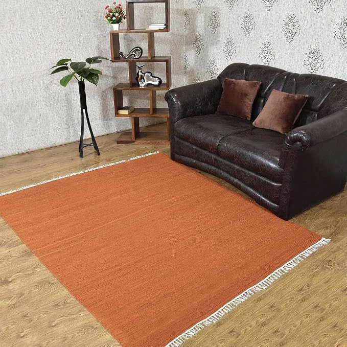 Rugsotic Carpets Hand Woven Flat Weave Kilim Wool ECO-Friendly Area Rugs by GetMyRugsLLC