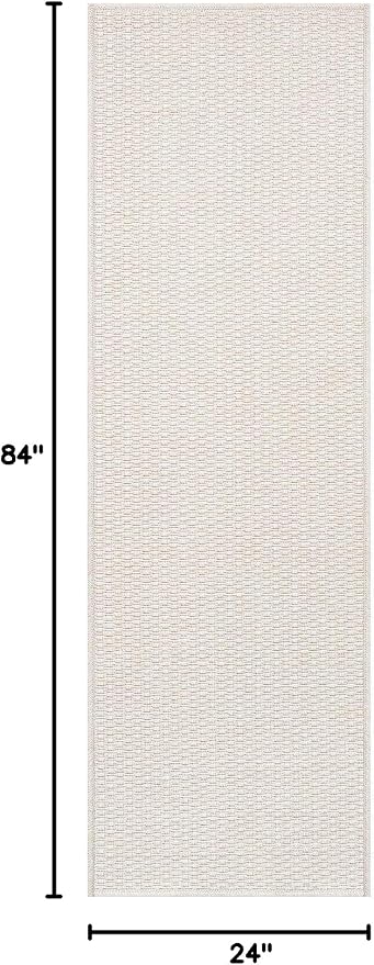 Easy Jute Runner Rug 2x7 Indoor Outdoor Natural Rugs Solid Fiber Rug Woven Area - Image 2