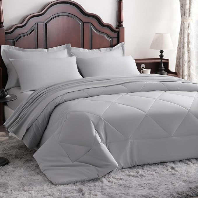 NTBAY Queen Comforter Set with Sheets, 7 Pieces Soft and Breathable Queen - Image 9