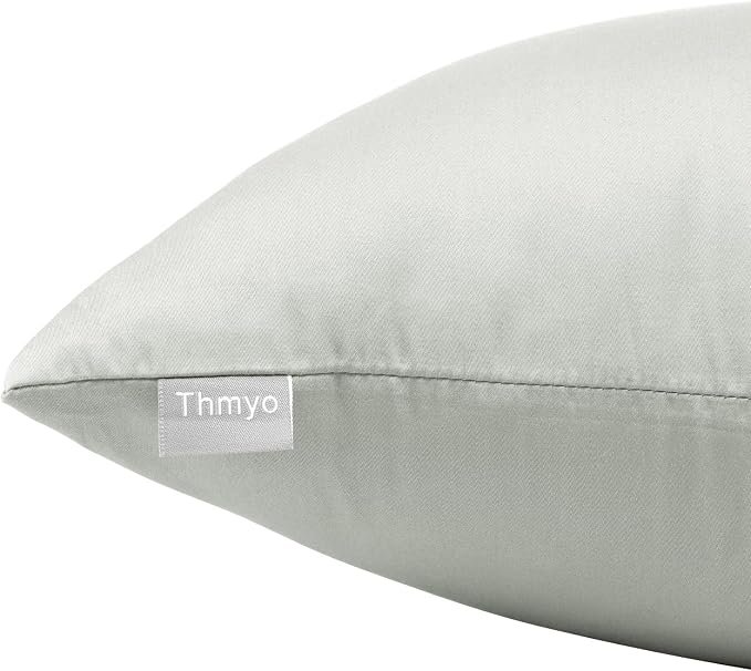Thmyo 4-Pack 100% Cotton Comfortable Solid Decorative Throw Pillow Case Square - Image 8